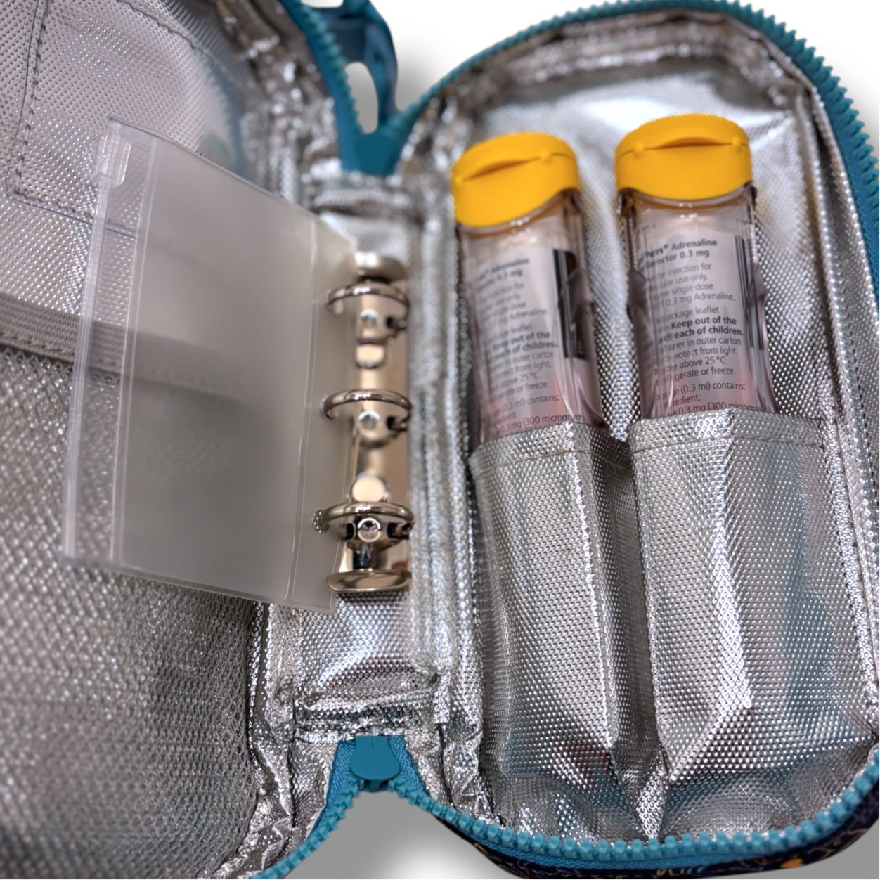 Dinosaur insulated EpiPen case (medical case for EpiPens/ Jext) - pre-order now for delivery end of May
