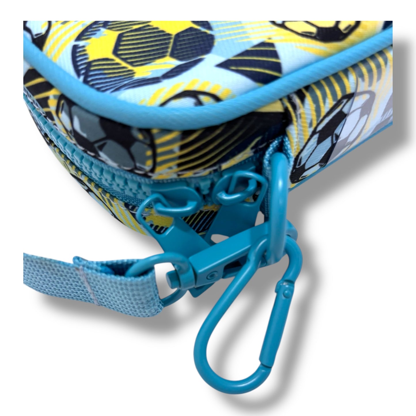 Football print insulated EpiPen case (medical case for EpiPens/Jext) - pre-order now for delivery in July