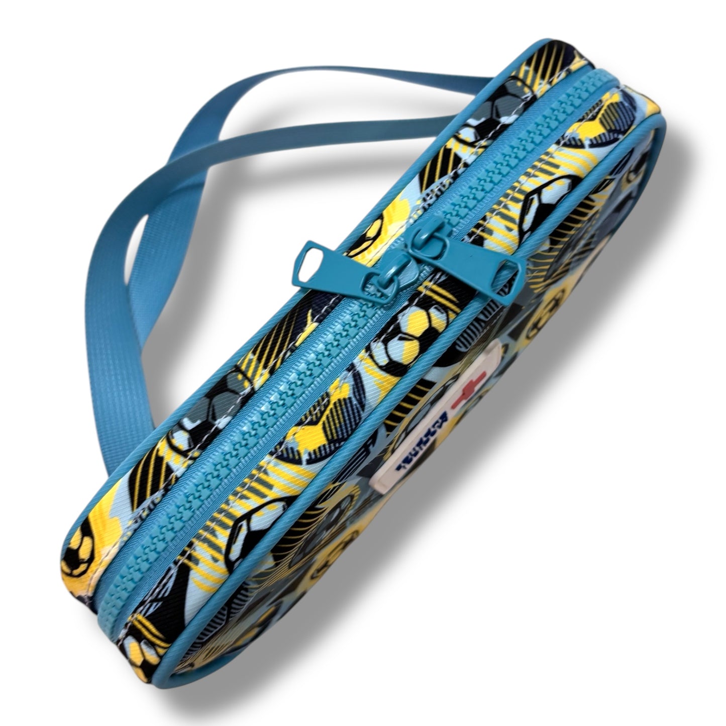 Football print insulated EpiPen case (medical case for EpiPens/Jext) - pre-order now for delivery in July