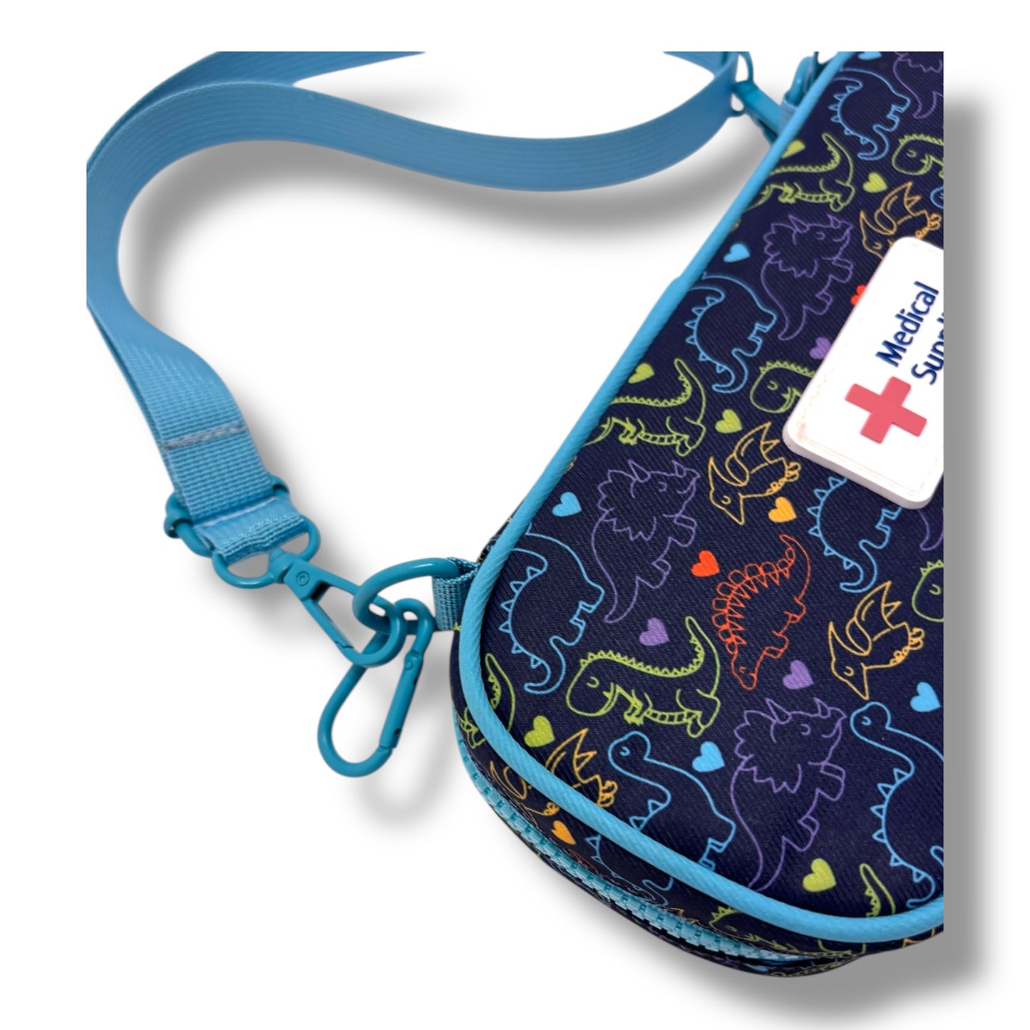 Dinosaur insulated EpiPen case (medical case for EpiPens/ Jext) - pre-order now for delivery end of May