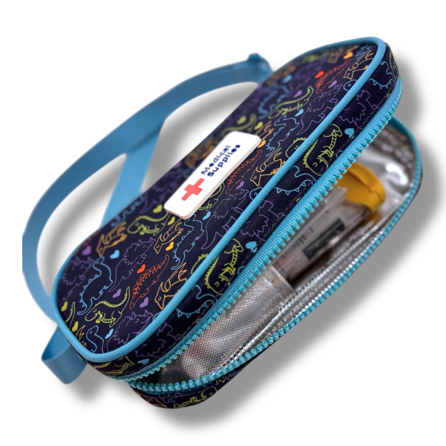 Dinosaur insulated EpiPen case (medical case for EpiPens/ Jext) - pre-order now for delivery end of May